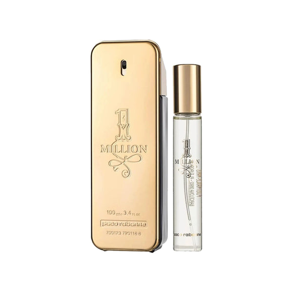 Paco Rabanne One 1 Million Eau De Toilette Spray 100ml,Travel Spray 20ml Giftset